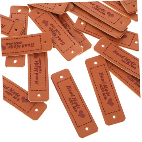 HEALSOPTHY 30 Stück Handmade Lederetiketten mit Vorgebohrten Löchern Robuste DIY Labels für Nähen Häkeln Stricken Kleidung und Handwerksprojekte Schokoladenbraun Hochwertige Verarbeitung HEALSOPTHY 30 Stück Handmade Lederetiketten mit Vorgebohrten Löchern Robuste DIY Labels für Nähen Häkeln Stricken Kleidung und Handwerksprojekte Schokoladenbraun Hochwertige Verarbeitung von HEALSOPTHY