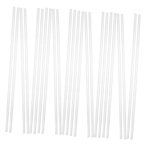 HEALSOPTHY 30 Stück Teiliges Acryl Dübel Durchmesser Transparente Runde Kunststoffstäbe für DIY Handwerk Rahmenbau und Wohnraumdekoration von HEALSOPTHY