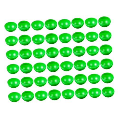 HEALSOPTHY 30 Stück Teiliges Grüne Kunststoff losbälle mit Öffnung für Raffles und Partyspiele Undurchsichtig Leicht zu Handhaben als Spiel Event deko für Erwachsene von HEALSOPTHY