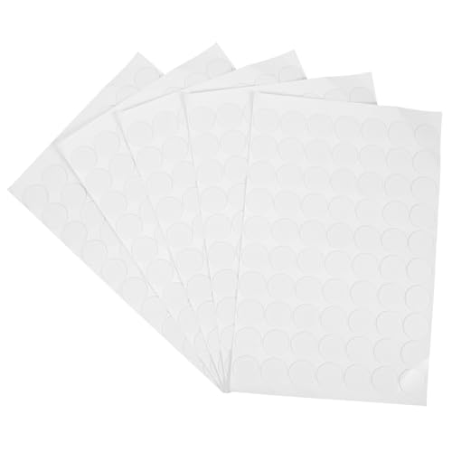 HEALSOPTHY 300 Stück Doppelseitige Runde Transparente Acryl Klebepads Starke Haftende Selbstklebende Punkte Rückstandsfrei Ablösbar Vielseitig für Wände Holz Papier DIY Dekoration von HEALSOPTHY
