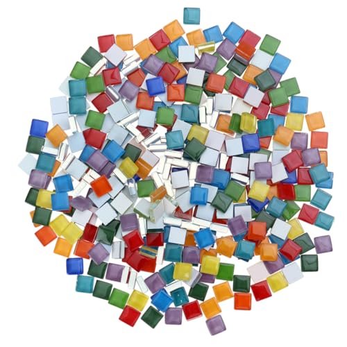 HEALSOPTHY 360 Stück Bunte Mosaikfliesen Kristallglas ca DIY Bastelset für Kreative Handarbeiten für Heimdekoration und Kreative Projekte HEALSOPTHY 360 Stück Bunte Mosaikfliesen Kristallglas ca DIY Bastelset für Kreative Handarbeiten für Heimdekoration und Kreative Projekte von HEALSOPTHY