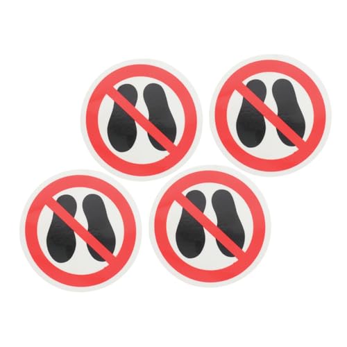 HEALSOPTHY 4 Stück Selbstklebende No Step Aufkleber Wetterfest Wasserabweisend Vinyl Sicherheitshinweis Warnschild für Innen und Außen Poolbereich und Arbeitsumfeld Geeignet HEALSOPTHY 4 Stück Selbstklebende No Step Aufkleber Wetterfest Wasserabweisend Vinyl Sicherheitshinweis Warnschild für Innen und Außen Poolbereich und Arbeitsumfeld Geeignet von HEALSOPTHY