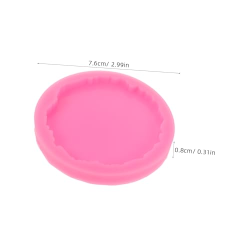 HEALSOPTHY 4 Stück Silikonform für Harz Untersetzer Unregelmäßige Runde Formen Rosa DIY Epoxidharz Schmuckhalter Tablett Kreative Bastelidee für Heimdekoration und HEALSOPTHY 4 Stück Silikonform für Harz Untersetzer Unregelmäßige Runde Formen Rosa DIY Epoxidharz Schmuckhalter Tablett Kreative Bastelidee für Heimdekoration und von HEALSOPTHY