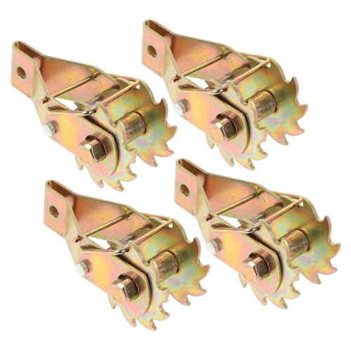 HEALSOPTHY 4 Stück Teiliges Drahtspanner Stahl mit Zahnradmechanismus Robuster Drahtzieher und Spannwerkzeug für Landwirtschaft Garten Zaun und Gewächshaus Einfach zu Bedienen und Langlebig von HEALSOPTHY