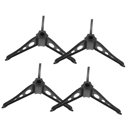 HEALSOPTHY 4 Stück Teiliges Künstlicher Weihnachtsbaumständer aus Langlebigem Abs Stabiler Abnehmbarer Tannenbaumhalter in Dunkelgrün für Bäume Einfache Montage Kompakte Aufbewahrung von HEALSOPTHY