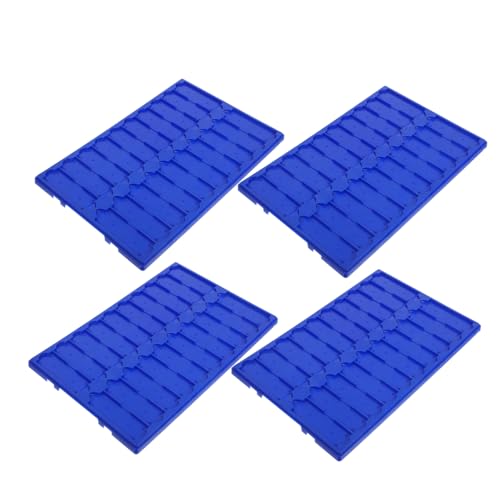 HEALSOPTHY 4 Stück Teiliges Mikroskop-objektträger-aufbewahrungsboard mit Fächern Belüftetes Trocknungstablett für Laborproben Mehrstufiges Design für Effiziente Probenvorbereitung Robustes von HEALSOPTHY