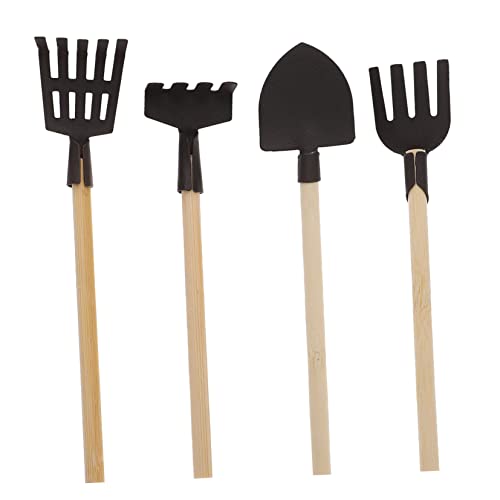 HEALSOPTHY 4 Stück Teiliges Mini Gartengeräte Kleine Schaufel Rechen und Mini Forke für Puppenhaus und Garten HEALSOPTHY 4 Stück Teiliges Mini Gartengeräte Kleine Schaufel Rechen und Mini Forke für Puppenhaus und Garten von HEALSOPTHY