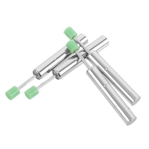 HEALSOPTHY 4 Stück Teiliges Mülleimer Dämpfer Ersatz Soft Close Mechanismus Geräuschloser Hydraulischer Stoßdämpfer Passend Edelstahl Abfalleimer Deckel Dämpfung für Küche und Büro von HEALSOPTHY