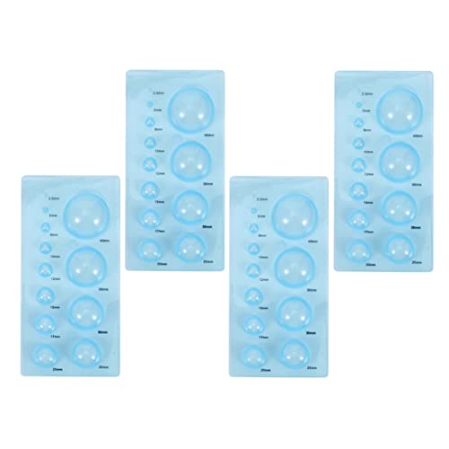 HEALSOPTHY 4stücke Papier Quilling Werkzeug Halbkugel Form DIY Bastelset Quilling Styler Papier Werkzeug Abs Material Formen Tools von HEALSOPTHY
