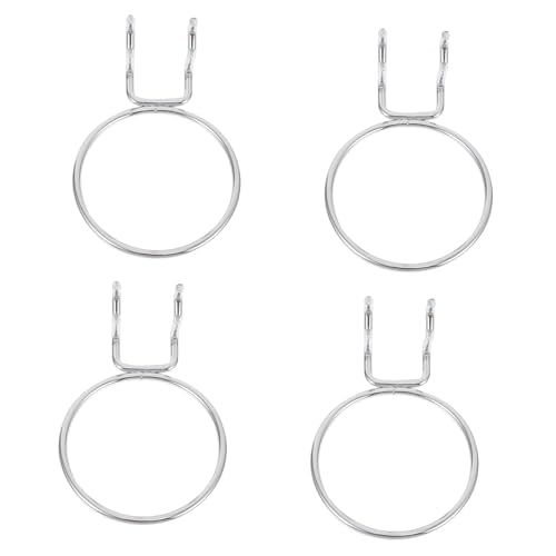 HEALSOPTHY 4 Stück Teiliges Pegboard Rings aus Robustem Stabile Aufhängehaken für Garage Küche und Laden Außendurchmesser Vielseitig für Lochwand Aufbewahrung und Organisation von HEALSOPTHY