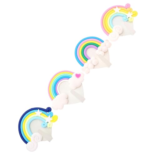 HEALSOPTHY 4 Stück Teiliges Selbstklebender Regenbogen wandhaken mit Niedlichem Herz design Dekorative Aufhänger für Mädchenzimmer Vielseitig Einsetzbar zum Ordentlichen Verstauen von HEALSOPTHY 4 Stück Teiliges Selbstklebender Regenbogen wandhaken mit Niedlichem Herz design Dekorative Aufhänger für Mädchenzimmer Vielseitig Einsetzbar zum Ordentlichen Verstauen von von HEALSOPTHY
