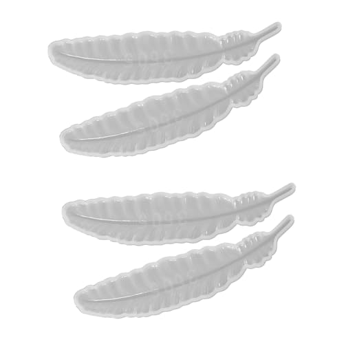 HEALSOPTHY 4 Stück Teiliges Silikonform für Lesezeichen Herstellung Flexible Langlebige Epoxidharz Formen Premium Silikonmaterial Einfach zu Reinigen für DIY Bastelprojekte und Schmuckdesign von HEALSOPTHY