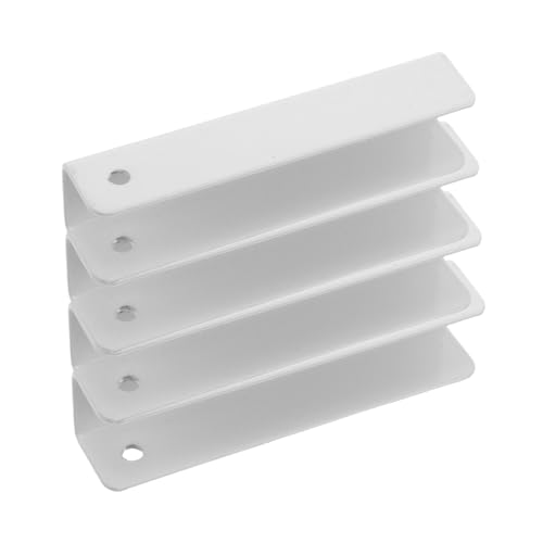 HEALSOPTHY 4 Stück Teiliges U förmiges Verstärkungsset für Kindersicherheits Haustiergitter Stabile Treppen Türschienen nutbeschläge Bohrfreie Montage für Babygitter und Haustierzäune von HEALSOPTHY