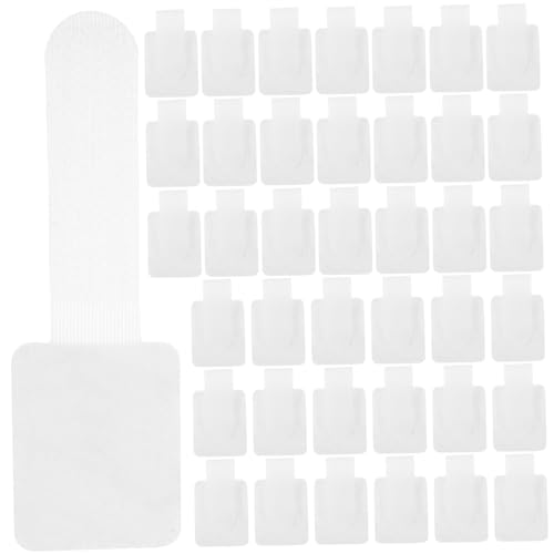 HEALSOPTHY 40 Stück Kabelbinder mit Selbstklebend Kabel Organizer Klettband Strap für Kabelmanagement Wiederverwendbar Strapazierfähig und Schonend für Schreibtisch Büro und Zuhause von HEALSOPTHY