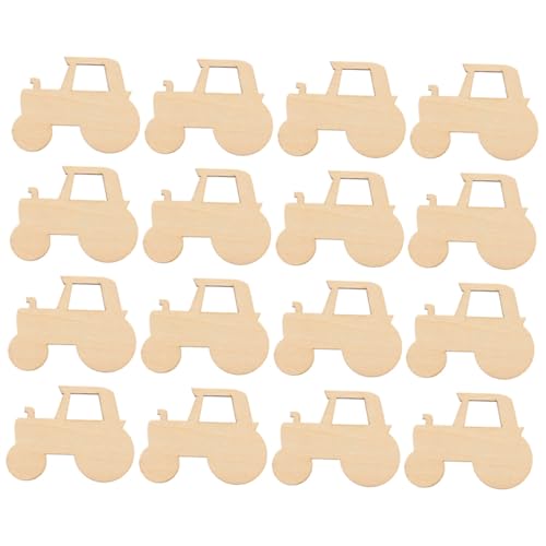 HEALSOPTHY 40 Stück Teiliges DIY Holzspielzeug Holzchips Form Bastelset zum Bemalen Holzfiguren für Kreative Holzdekoration und Individuelle Handwerksprojekte von HEALSOPTHY