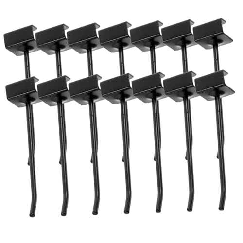 HEALSOPTHY 48 Stück Teiliges Slatwall Panel Haken aus Metall Robustes Wandhänger display mit Backlackbeschichtung Lang Stark für Supermarktregale Schmuck Hüte und Einzelhandelswaren HEALSOPTHY 48 Stück Teiliges Slatwall Panel Haken aus Metall Robustes Wandhänger display mit Backlackbeschichtung Lang Stark für Supermarktregale Schmuck Hüte und Einzelhandelswaren von HEALSOPTHY