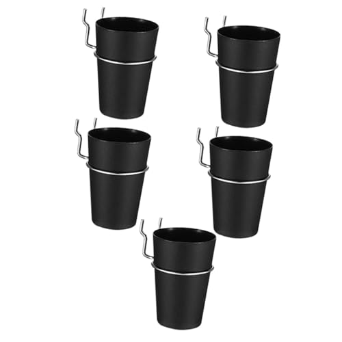 HEALSOPTHY 5 Sätze Pegboard Becher Set Teilig mit Haken Stabile Aufbewahrung für Schrauben Nägel Kleinteile für Hobbyraum Garage Einfache Montage ohne Bohren von HEALSOPTHY