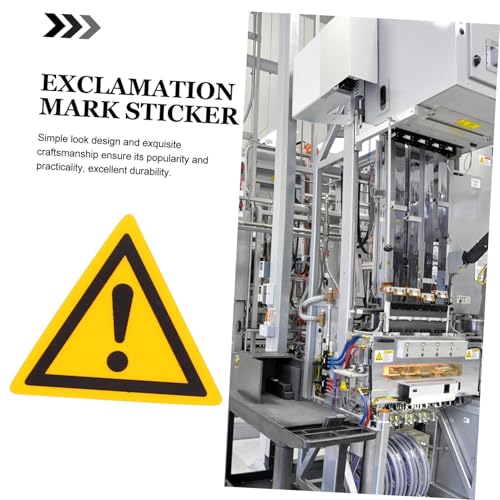 HEALSOPTHY 5 Stck Teiliges Selbstklebendes Warnaufkleber Ausrufezeichen Reflektierend Sichtbare Warnzeichen für Gefahrenbereiche zur Unfallverhütung und Sicherheitskennzeichnung HEALSOPTHY 5 Stck Teiliges Selbstklebendes Warnaufkleber Ausrufezeichen Reflektierend Sichtbare Warnzeichen für Gefahrenbereiche zur Unfallverhütung und Sicherheitskennzeichnung von HEALSOPTHY