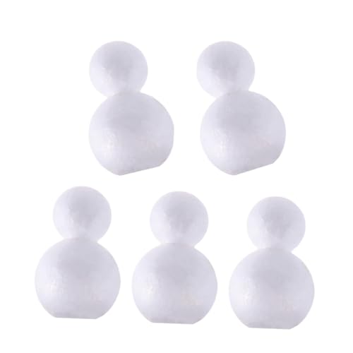 HEALSOPTHY 5 Stück Styropor Schneemann Figuren zum Bemalen DIY Weihnachtsdeko aus Schaumstoff Leichte Bastelsets für Erwachsene Dekorative Tischdeko für Zuhause und Party HEALSOPTHY 5 Stück Styropor Schneemann Figuren zum Bemalen DIY Weihnachtsdeko aus Schaumstoff Leichte Bastelsets für Erwachsene Dekorative Tischdeko für Zuhause und Party von HEALSOPTHY