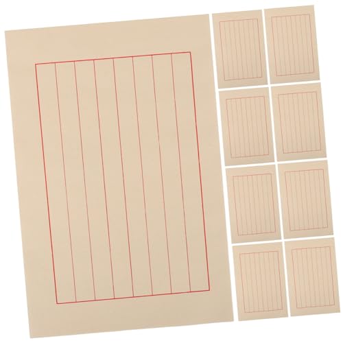 HEALSOPTHY 50 Blatt Chinesisches Xuan papier Halbgegart Vintage Schreibpapier Kalligraphie Übungspapier für Anfänger und Liebhaber Leichtes Langlebiges Papier für Pinsel und Stift HEALSOPTHY 50 Blatt Chinesisches Xuan papier Halbgegart Vintage Schreibpapier Kalligraphie Übungspapier für Anfänger und Liebhaber Leichtes Langlebiges Papier für Pinsel und Stift von HEALSOPTHY