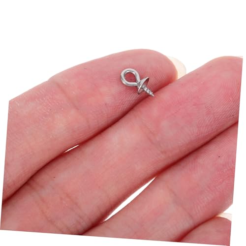 HEALSOPTHY 50 Stück Edelstahl Schraubösen Kleine Augenschrauben mit Rundem Ösenkopf Rostfrei Sicher Schmuckherstellung DIY für Ohrringe Armbänder Halsketten Zubehör HEALSOPTHY 50 Stück Edelstahl Schraubösen Kleine Augenschrauben mit Rundem Ösenkopf Rostfrei Sicher Schmuckherstellung DIY für Ohrringe Armbänder Halsketten Zubehör von HEALSOPTHY