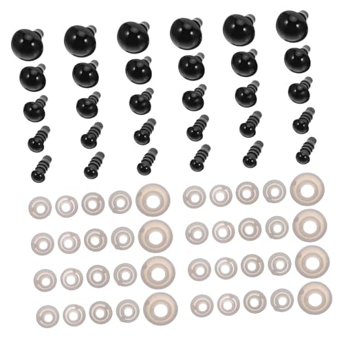 HEALSOPTHY 500 Stück Sicherheitsaugen mit Unterlegscheiben für Kuscheltiere Puppen und Häkeltiere Glänzende Kunststoff Augen in DIY Bastelset für Plüschtiere Bären und Puppen HEALSOPTHY 500 Stück Sicherheitsaugen mit Unterlegscheiben für Kuscheltiere Puppen und Häkeltiere Glänzende Kunststoff Augen in DIY Bastelset für Plüschtiere Bären und Puppen von HEALSOPTHY