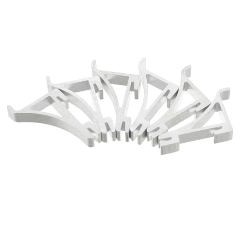 HEALSOPTHY 6 Stück Aluminium Regalstützclips Kühlschrank Gefrierschrank Regalhalter Einfach zu Montieren Langlebig Stabil für Gefrierfach und Kühlgerät HEALSOPTHY 6 Stück Aluminium Regalstützclips Kühlschrank Gefrierschrank Regalhalter Einfach zu Montieren Langlebig Stabil für Gefrierfach und Kühlgerät von HEALSOPTHY
