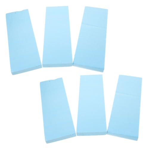 HEALSOPTHY 6 Stück Bastelschaumstoffblöcke Szenenmodellmaterial Polystyrol Sandtisch Modellmaterialien Modellierschaumplatte Himmelblau HEALSOPTHY 6 Stück Bastelschaumstoffblöcke Szenenmodellmaterial Polystyrol Sandtisch Modellmaterialien Modellierschaumplatte Himmelblau von HEALSOPTHY