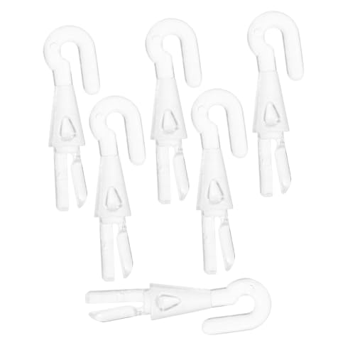 HEALSOPTHY 6 Stück Blind Wand Haken Langlebige Verbindungsteile für Vertikaljalousien Stabile Bruchfeste Wandkopf Haken Zubehör für und Schiebefunktion von HEALSOPTHY