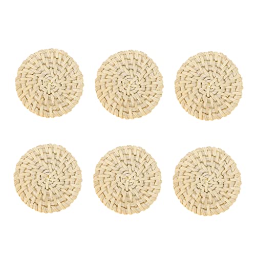 HEALSOPTHY 6 Stück Rattan Woven Ohrringe Teiliges Set DIY Schmuck Zubehör für Kreative Bastelprojekte Bleich Boho Stil Handgefertigte Charms für Ohrringe und Accessoires HEALSOPTHY 6 Stück Rattan Woven Ohrringe Teiliges Set DIY Schmuck Zubehör für Kreative Bastelprojekte Bleich Boho Stil Handgefertigte Charms für Ohrringe und Accessoires von HEALSOPTHY