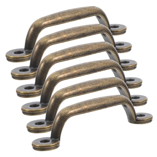 HEALSOPTHY 6 Stück Rustikale Bronze Schubladengriffe Antike Eisenmöbelbeschläge für Küchen Schlafzimmer und Schränke Moderne Minimalistische Möbelknöpfe für Stilvolle Innenräume HEALSOPTHY 6 Stück Rustikale Bronze Schubladengriffe Antike Eisenmöbelbeschläge für Küchen Schlafzimmer und Schränke Moderne Minimalistische Möbelknöpfe für Stilvolle Innenräume von HEALSOPTHY