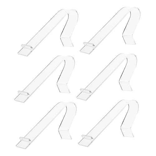 HEALSOPTHY 6stücke Transparente Schuhdisplay-Regale Für High Heels Und Sandalen Eleganter Schuhhalter Für Effektive Präsentation Im Einzelhandel Und Zuhause von HEALSOPTHY
