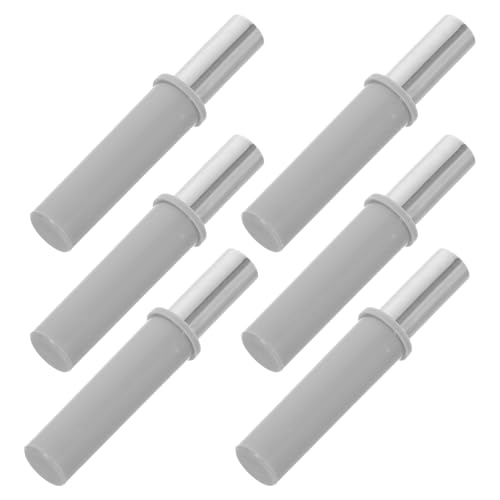 HEALSOPTHY 6 Stück Teiliges Dämpfer für Küchenschränke aus Edelstahl und Kunststoff Soft Close Mechanismus mit Stoßdämpfung Geräuschloser Schranktür Mülltonnen-adapter Langlebig und von HEALSOPTHY
