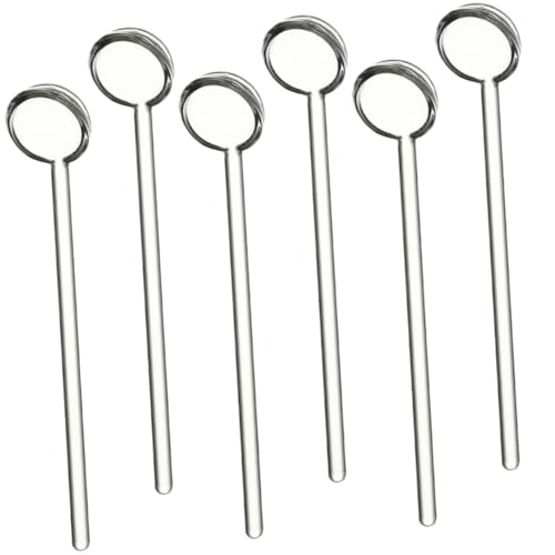 HEALSOPTHY 6 Stück Teiliges Mini glaslöffel Transparent Praktische Kaffeelöffel Dessertlöffel und Espressolöffel Spülmaschinengeeignet Fein Verarbeitet für Kaffee Kuchen und Eis HEALSOPTHY 6 Stück Teiliges Mini glaslöffel Transparent Praktische Kaffeelöffel Dessertlöffel und Espressolöffel Spülmaschinengeeignet Fein Verarbeitet für Kaffee Kuchen und Eis von HEALSOPTHY