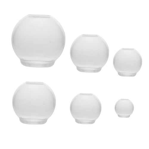 HEALSOPTHY 6 Stück Teiliges Runde Silikonformen für DIY Kristallkugeln Flexible Hochtransparente Ball moulds in Antihaftend für Handwerk und Dekoration von HEALSOPTHY