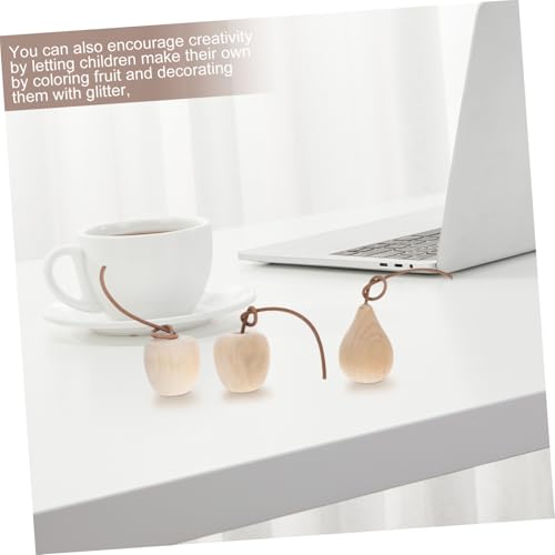 HEALSOPTHY 6 Stück Unbemalte Holzfrüchte Bastelset mit Apfel Birne Zitrone Kirsche Kiwi DIY Obst Holzdeko zum Bemalen und Dekorieren Leichte Glatte Oberfläche für Erwachsene HEALSOPTHY 6 Stück Unbemalte Holzfrüchte Bastelset mit Apfel Birne Zitrone Kirsche Kiwi DIY Obst Holzdeko zum Bemalen und Dekorieren Leichte Glatte Oberfläche für Erwachsene von HEALSOPTHY