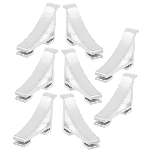 HEALSOPTHY 8 Stück Teiliges Gefrierschrank Regalstütz Clips aus Aluminium Stabile Kühlschrank Halter für Tiefkühler Einlegeböden Einfache Installation Langlebige Freezer Shelf Hooks für HEALSOPTHY 8 Stück Teiliges Gefrierschrank Regalstütz Clips aus Aluminium Stabile Kühlschrank Halter für Tiefkühler Einlegeböden Einfache Installation Langlebige Freezer Shelf Hooks für von HEALSOPTHY