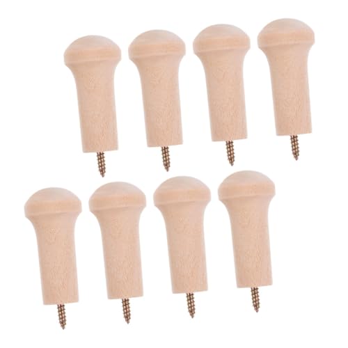 HEALSOPTHY 8 Stück Teiliges Holz wandhaken mit Schrauben Naturbelassene Türgarderobe aus Massivem Holz Robuste Garderobenhaken für Jacken Handtücher Taschen Platzsparende Montage für Kleine HEALSOPTHY 8 Stück Teiliges Holz wandhaken mit Schrauben Naturbelassene Türgarderobe aus Massivem Holz Robuste Garderobenhaken für Jacken Handtücher Taschen Platzsparende Montage für Kleine von HEALSOPTHY