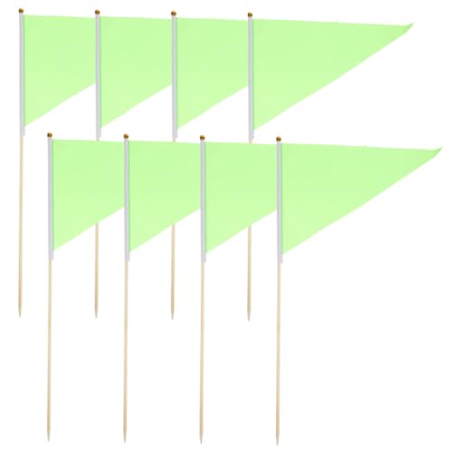 HEALSOPTHY 8 Stück Teiliges Markierungsflaggen mit Bambusstab Dreieckige Gartenfahnen aus Polyester Langlebig und Stabil für Baustellen und Campingmarkierungen HEALSOPTHY 8 Stück Teiliges Markierungsflaggen mit Bambusstab Dreieckige Gartenfahnen aus Polyester Langlebig und Stabil für Baustellen und Campingmarkierungen von HEALSOPTHY