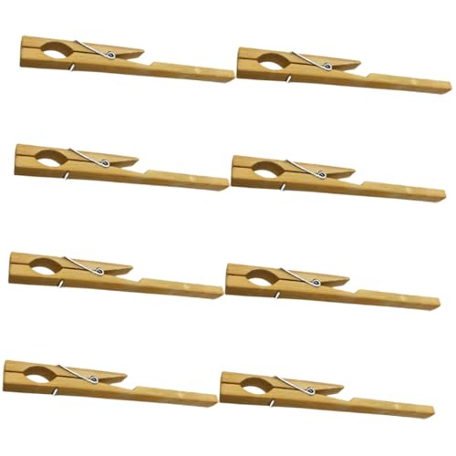HEALSOPTHY 8 Stück Teiliges Reagenzglas klemmen aus Bambus Langlebige Labor röhrchenhalter für Chemische Experimente Stabile und Praktische Testrohr clips für Schüler und Laboreinsatz von HEALSOPTHY