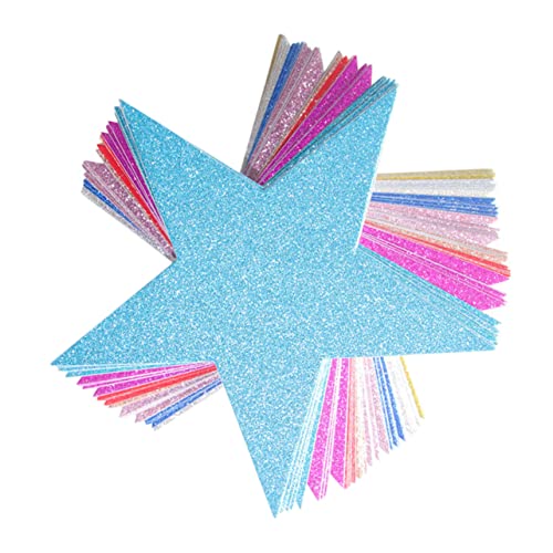 HEALSOPTHY 80 Stück Glitzernde Fünf Punkt Sterne Papier Deko Bunte Geburtstagsparty Dekoration Kinderzimmer Fenster Bastelstern für Feierlichkeiten HEALSOPTHY 80 Stück Glitzernde Fünf Punkt Sterne Papier Deko Bunte Geburtstagsparty Dekoration Kinderzimmer Fenster Bastelstern für Feierlichkeiten von HEALSOPTHY