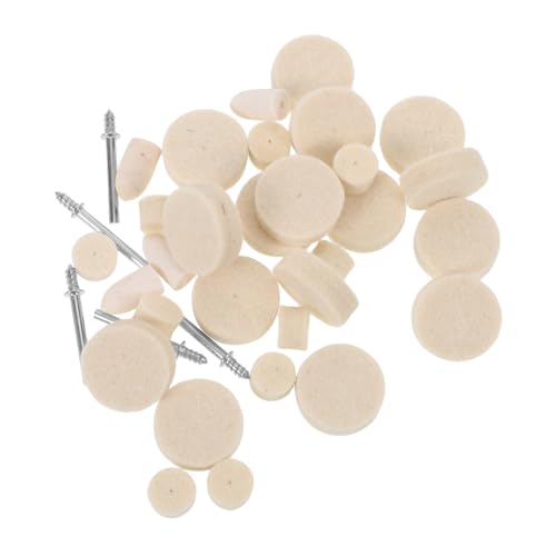 HEALSOPTHY 88 Stück Teiliges Wollfilz Polierscheiben Set mit Köpfen für Bohrmaschine Präzises Schmuck Polierwerkzeug für Holz Metall Kunststoff und Vielseitiges Polier Polierkit HEALSOPTHY 88 Stück Teiliges Wollfilz Polierscheiben Set mit Köpfen für Bohrmaschine Präzises Schmuck Polierwerkzeug für Holz Metall Kunststoff und Vielseitiges Polier Polierkit von HEALSOPTHY