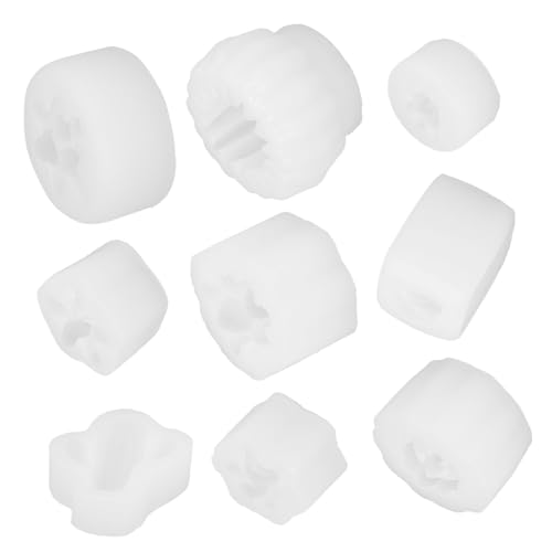 HEALSOPTHY 9 Stück Teiliges Sukkulenten silikonform für DIY Duftkerzen und Seifenherstellung Flexible Lebensmittelechte Gießform für Kaktus designs Vielseitig für Handwerk und Fondant von HEALSOPTHY