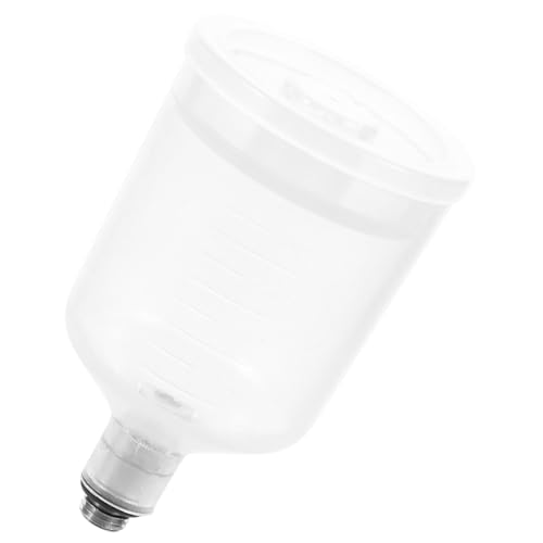 HEALSOPTHY Abnehmbarer Airbrush Farbbecher Spritzpistole Kunststoff Pigmentbecher Wiederverwendbar Großer Behälter für Vielseitiges Lackierpistolen Farbsprühsystem von HEALSOPTHY