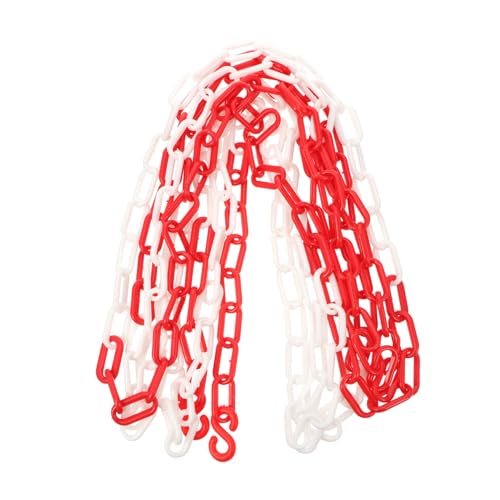 HEALSOPTHY Absperrkette Kunststoff Rot Weiß Sicherheitskette UV Beständig Wetterfest Kunststoff Kettenglieder Warnkette für Absperrung und Personenlenkung im Innen und Außenbereich HEALSOPTHY Absperrkette Kunststoff Rot Weiß Sicherheitskette UV Beständig Wetterfest Kunststoff Kettenglieder Warnkette für Absperrung und Personenlenkung im Innen und Außenbereich von HEALSOPTHY