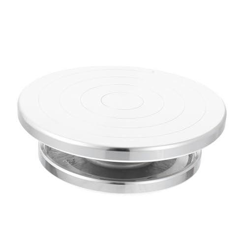 HEALSOPTHY Aluminiumlegierung Töpferscheibe Langlebig Drehbar Töpferton Scheibe für Keramik Modellbau und Floristik Anfänger Geeignet Clay Wheel Pottery Turntable HEALSOPTHY Aluminiumlegierung Töpferscheibe Langlebig Drehbar Töpferton Scheibe für Keramik Modellbau und Floristik Anfänger Geeignet Clay Wheel Pottery Turntable von HEALSOPTHY