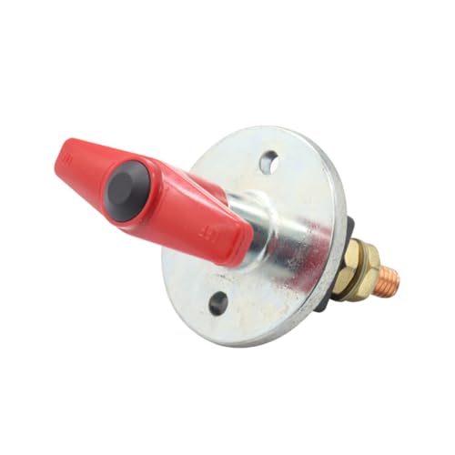 HEALSOPTHY Autobatterie Hauptschalter mit Kupferanschluss Zuverlässiger Batterie Trennschalter für Auto Lkw Boot und Marineanwendung Kompakt und Robust Einfache Installation von HEALSOPTHY