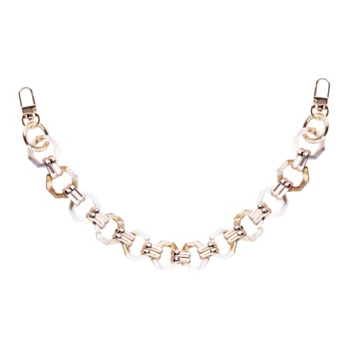 HEALSOPTHY Barockstil Acryl Resin Kettenriemen Handtaschen Ersatz Tragegriff Schultergurt Zubehör für Clutch Tote Bag Modisch Abnehmbar Langlebig HEALSOPTHY Barockstil Acryl Resin Kettenriemen Handtaschen Ersatz Tragegriff Schultergurt Zubehör für Clutch Tote Bag Modisch Abnehmbar Langlebig von HEALSOPTHY