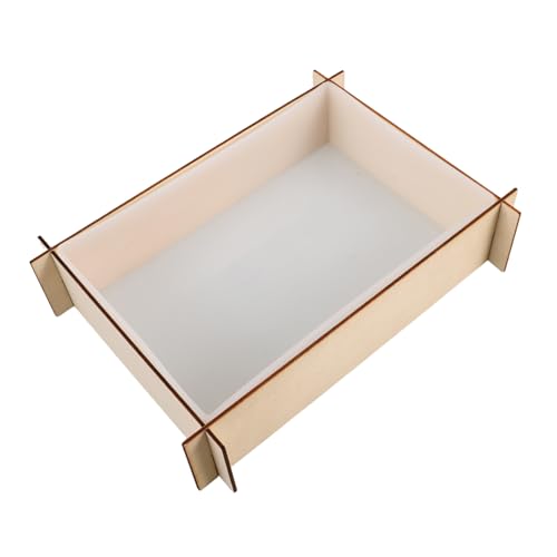 HEALSOPTHY Buchhalter Silikonform Silikonform Für Blumenkunst Buchstützen Harzform Tiefe Epoxidharzform Rechteckige Epoxidform Silikon Buchstützenform Harz Buchstützenform Holz Weiß von HEALSOPTHY