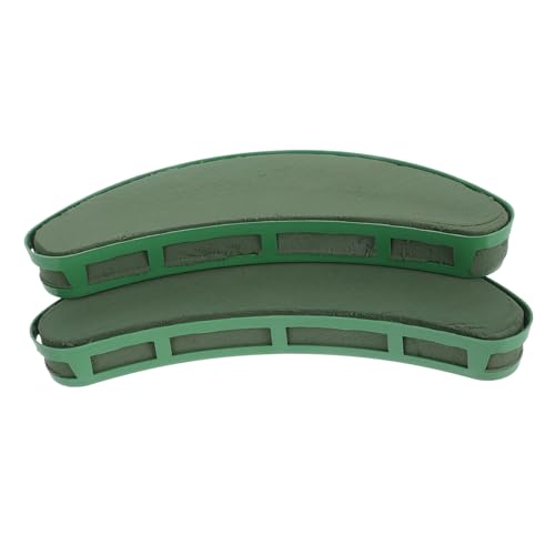 HEALSOPTHY Crescent Förmige Blumensteckschaum Basis für Blumenarrangements Stabiler Floraler Steckschaum für Frische und Künstliche Blumen für Hochzeiten Geburtstage und Dekorationen von HEALSOPTHY